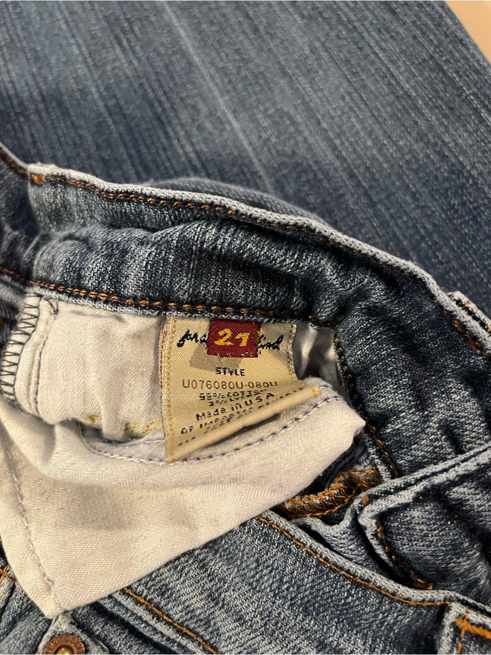 7 For All Mankind Women's Light Blue Bootcut Jeans - Picture 5 of 9